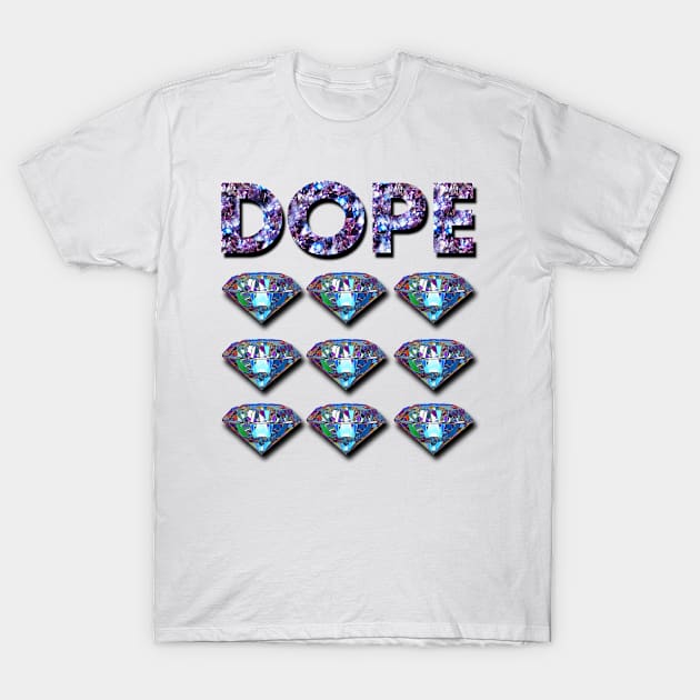 DOPE Bling Glam T-Shirt T-Shirt by ghettosquirrel